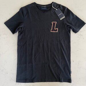 Lindbergh Casual SS Crew Neck 100% Organic Cotton T Shirt Navy Sz M NWT